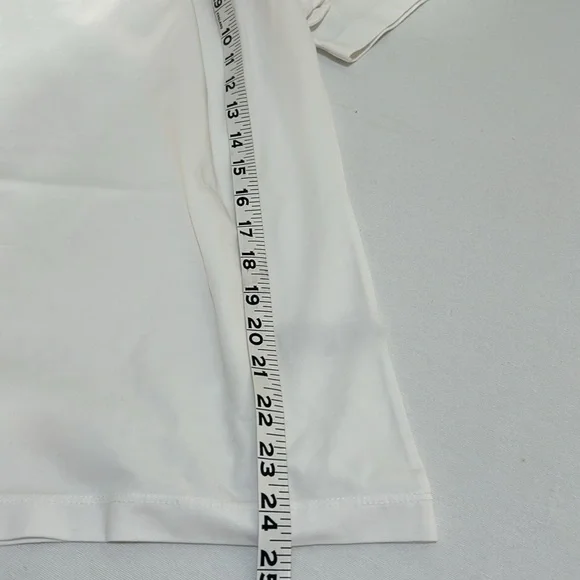 THE DROP WOMEN ASTRIC TWIST FRONT SHIRT WHITE NEW Sz LARGE - Picture 6 of 11